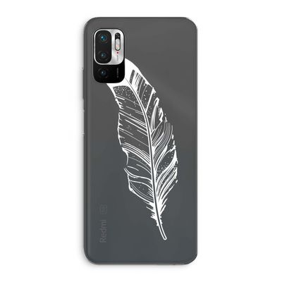 Pluim: Xiaomi Redmi Note 10 5G Transparant Hoesje
