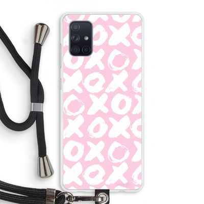 XOXO: Samsung Galaxy A71 Transparant Hoesje met koord