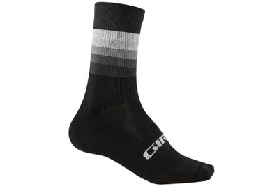 Giro Comp Racer High Rise Sokken - Zwart/Wit Giro Comp Racer High Rise Sokken - Zwart/Wit