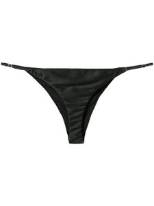 Fleur Du Mal culotte Luxe en soie - Noir