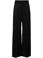 PS Paul Smith pantalon palazzo à imprimé léopard - Noir