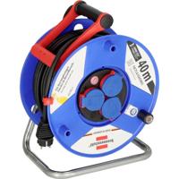 Brennenstuhl 1208380 Kabelhaspel 40.00 m Blauw Randaarde stekker