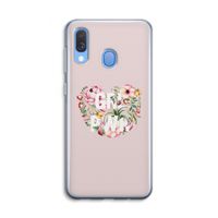GRL PWR Flower: Samsung Galaxy A40 Transparant Hoesje