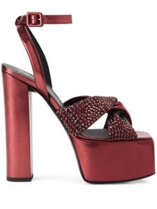 Giuseppe Zanotti sandales Souree 150 mm à plateforme - Rouge