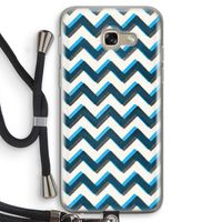 Onderbroken lijn: Samsung Galaxy A5 (2017) Transparant Hoesje met koord