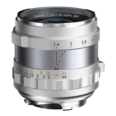 Thypoch Full-frame Simera 50mm F1.4 voor Leica M mount, zilver
