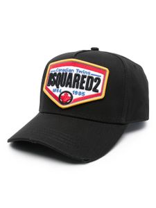 DSQUARED2 casquette à logo brodé - Noir