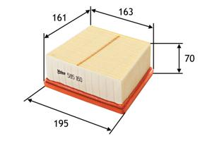 Luchtfilter VALEO, u.a. für Ford, Mazda