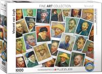 Vincent van Gogh Selfies Puzzel 1000 Stukjes