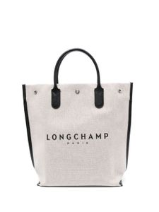 Longchamp sac cabas Essential médium en toile - Tons neutres