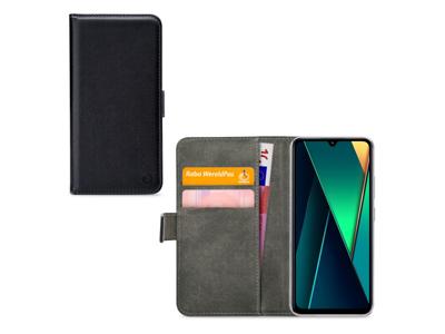 Mobilize Mobilize Classic Gelly Wallet Book Case Motorola Moto G75 5G Black