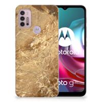 Motorola Moto G30 | G10 | TPU | Siliconen hoesje | Marmer Creme