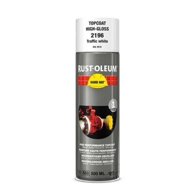 Rust-Oleum Hard hat® 2196 verkeerswit 500ml RAL9016