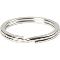 Creativ Company Sleutelring, d 28 mm, verzilverd, 4 stuk/ 1 doos