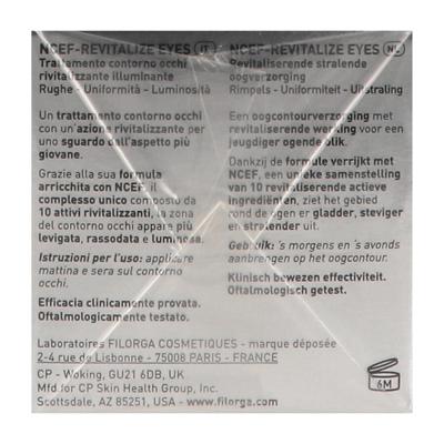 Filorga Ncef Revitalize Eyes Creme Pot 15ml