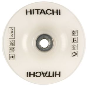 Hikoki Accessoires Steunschijf Met Moer 125 Mm Middel-Hard Iso 15636 (Oud 750716) - 753802