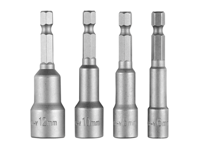 PARKSIDE Doppenset, adapterset of dop verlengstuk (Dopsleutelset 4-delig)