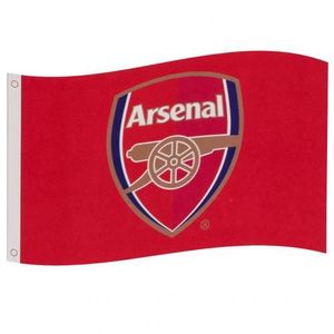 Arsenal Vlag Logo - Rood
