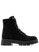 Giuseppe Zanotti bottines Rombos en daim - Noir