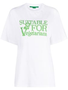 Stella McCartney text-print cotton T-shirt - Blanc