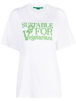 Stella McCartney t-shirt en coton à texte imprimé - Blanc - thumbnail