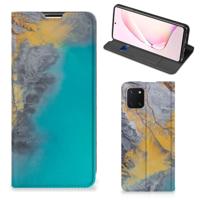 Samsung Galaxy Note 10 Lite | Standcase | Marble Blue Gold