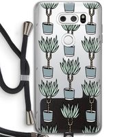 Boompje: LG V30 Transparant Hoesje met koord