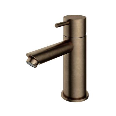 Wastafelmengkraan Hotbath Cobber 1-hendel Recht 14.3 cm Verouderd Messing Living Colours