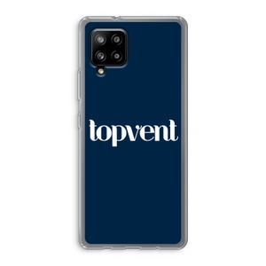 Topvent Navy: Samsung Galaxy A42 5G Transparant Hoesje