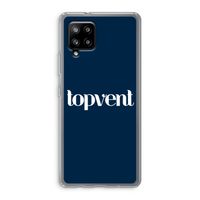 Topvent Navy: Samsung Galaxy A42 5G Transparant Hoesje