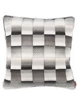 Missoni Home coussin carré à carreaux - Noir - thumbnail