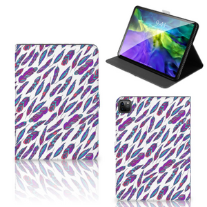 iPad Pro 11 2020/2021/2022 Tablet Hoes Feathers Color