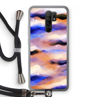 Donkere Wolken: Xiaomi Redmi 9 Transparant Hoesje met koord
