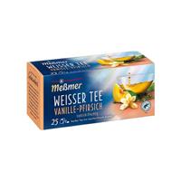 Messmer weisser tee vanille pfirsich 25x 1.40gr (12 stuks)