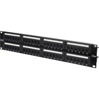 Digitus DN-91548U 48 poorten Netwerkpatchpaneel 483 mm (19) CAT 5e 2 HE Zwart