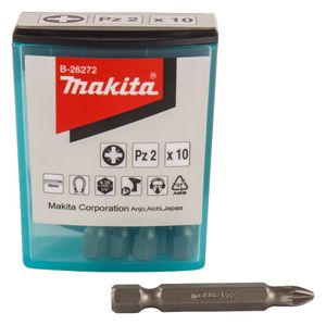 Makita Accessoires Schroefbit PZ2x50mm 10 stuks - B-26272 - B-26272