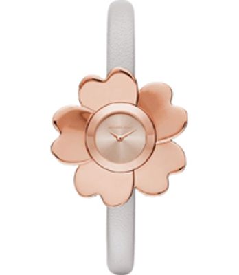 Horlogeband Michael Kors MK2665 Leder Wit 8mm