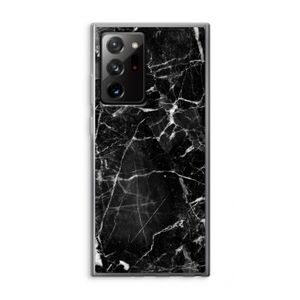 Zwart Marmer 2: Samsung Galaxy Note 20 Ultra / Note 20 Ultra 5G Transparant Hoesje
