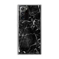 Zwart Marmer 2: Samsung Galaxy Note 20 Ultra / Note 20 Ultra 5G Transparant Hoesje
