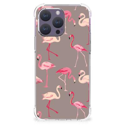 iPhone 15 Pro Max Case Anti-shock Flamingo iPhone 15 Pro Max Case Anti-shock Flamingo