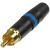 REAN NYS 373-6 RCA plug blauw