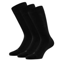 Apollo Merinowollen Sokken Badstof Zool 3-pack Zwart-35/38