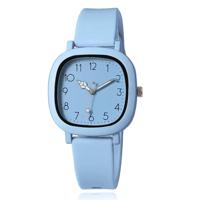 LGT Lichtblauw dameshorloge - pastel look met quartz uurwerk LGT Lichtblauw dameshorloge - pastel look met quartz uurwerk