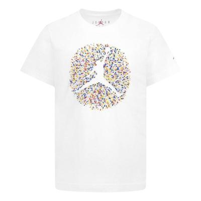 T-Shirt met Korte Mouwen voor kinderen Nike JDB POOLSIDE JUMPMAN SS TEE 95D122 001 Wit - Maat: 12 Jaar
