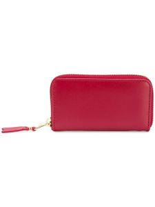 Comme Des Garçons Wallet portefeuille zippé - Rouge