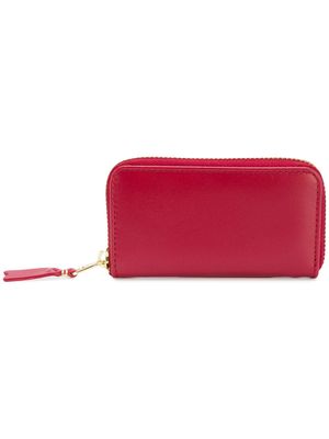 Comme Des Garçons Wallet portefeuille zippé - Rouge