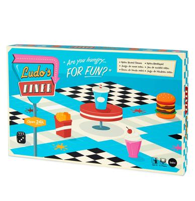 Ludo&apos;s Diner Parcheesi Bordspel