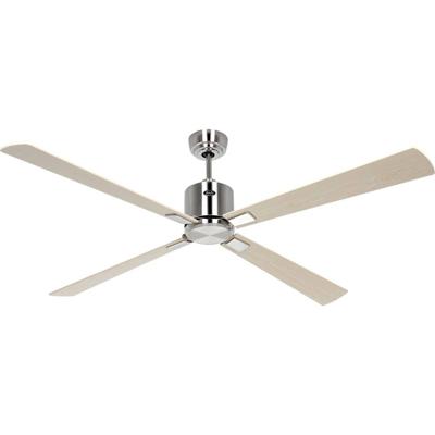 CasaFan ECO NEO III 152 BN-AH/BU WiFi Flügel Ahorn/Buche Plafondventilator Chroom (geborsteld) Met afstandsbediening, Timer, Met wintermodus, Bediening via App