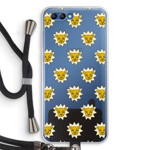 Leeuwenkoppen: Honor 10 Transparant Hoesje met koord