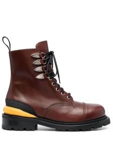 Toga Virilis bottines en cuir - Marron